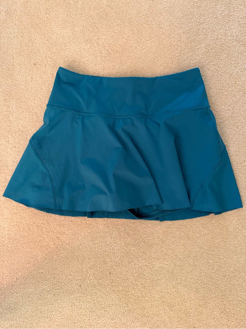 Athleta Ace Tennis Skort 13.5” Teal Blue Athletic Golf Skirt Medium